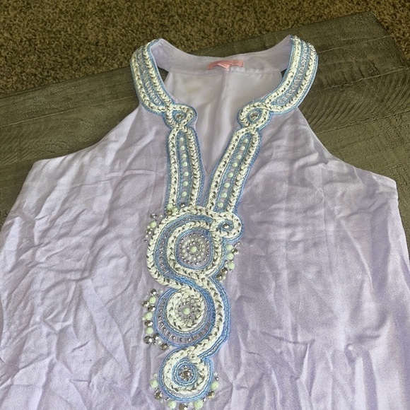 Lilly Pulitzer Valli Soft Shift Dress Light Lilac Verbena Size Small - Picture 13 of 13